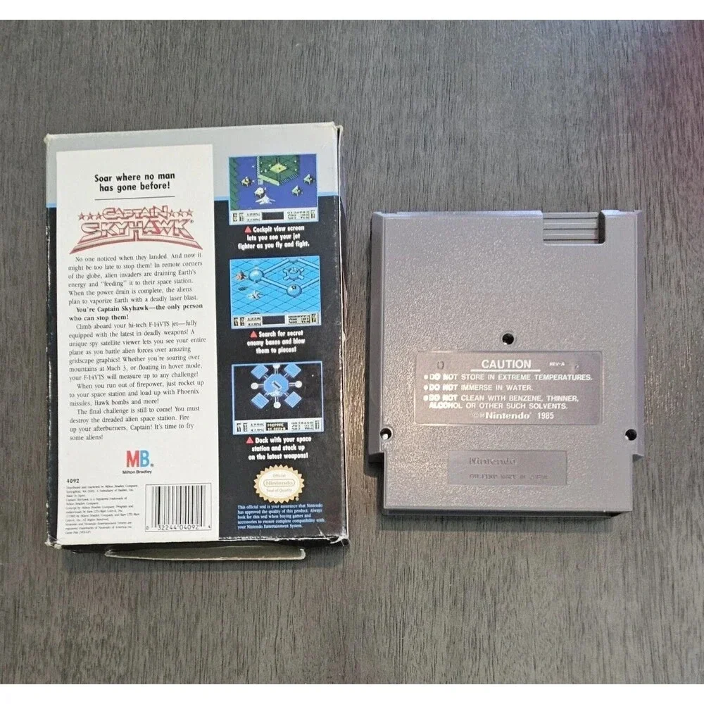 Captain Skyhawk (Nintendo NES, 1989) box but no manual